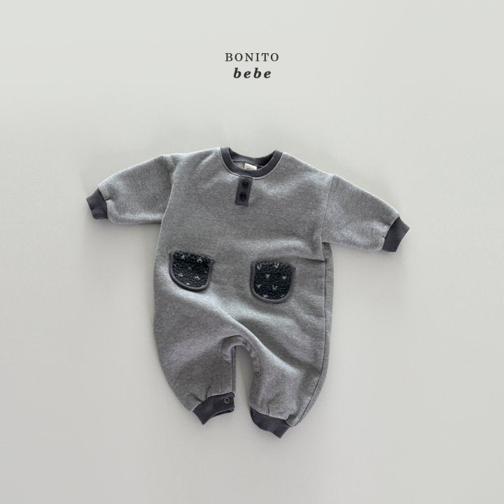 [PRE-ORDER] Color Block Two Pocket Body Suit