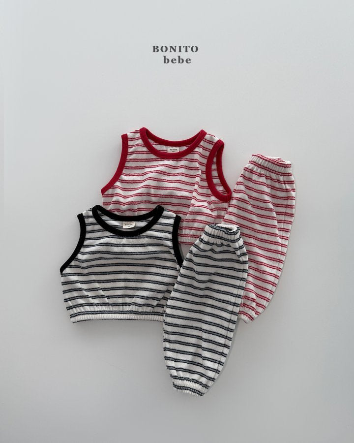 [PRE-ORDER] Stripe Terry Baby Set