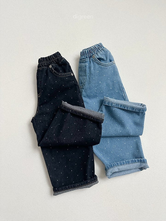 [PRE-ORDER] Dot Denim Pants