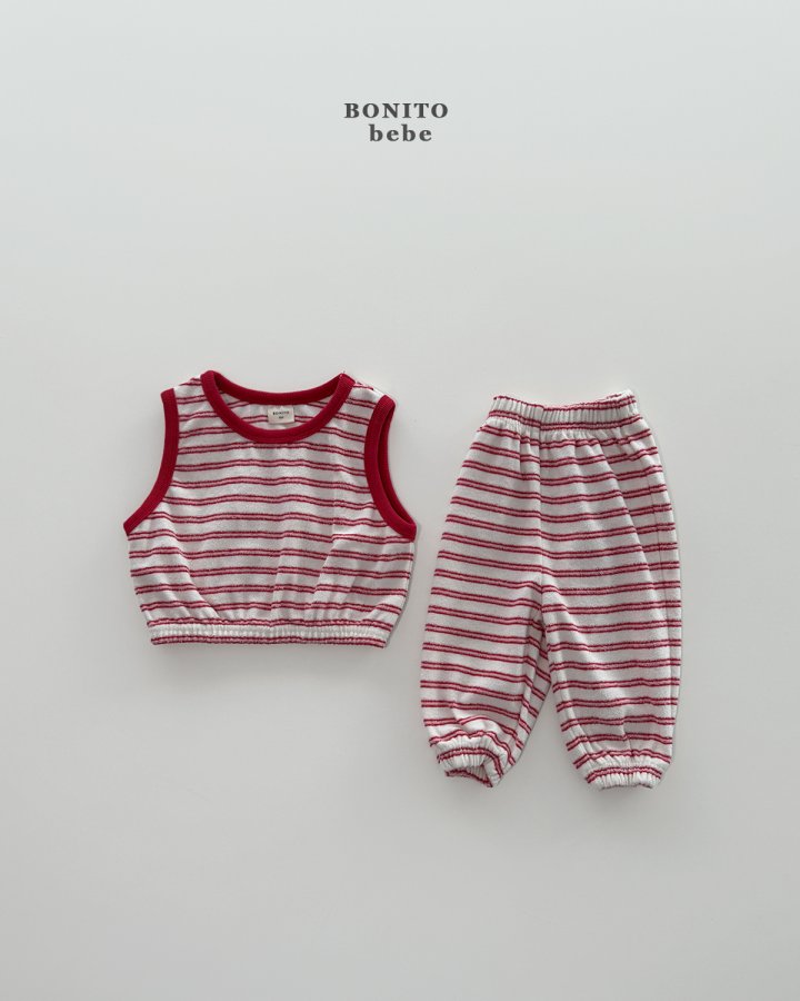 [PRE-ORDER] Stripe Terry Baby Set