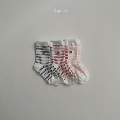 [PRE-ORDER] Stripe Love Socks Set