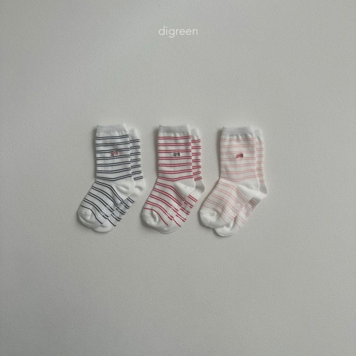 [PRE-ORDER] Stripe Love Socks Set