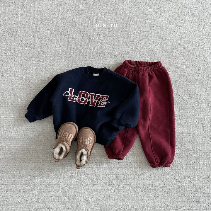 Love Corduroy Sweatshirts [Green/M(3-4yr)]