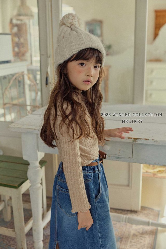 [PRE-ORDER] A Line Long Denim Skirts