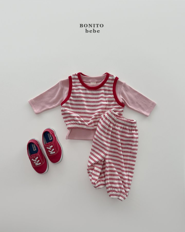 [PRE-ORDER] Stripe Terry Baby Set