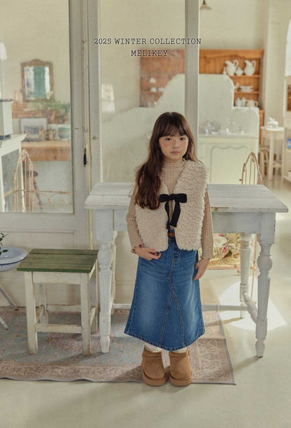 [PRE-ORDER] A Line Long Denim Skirts