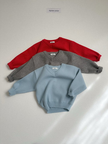 [PRE-ORDER] Cozy V Neck Sweater Top