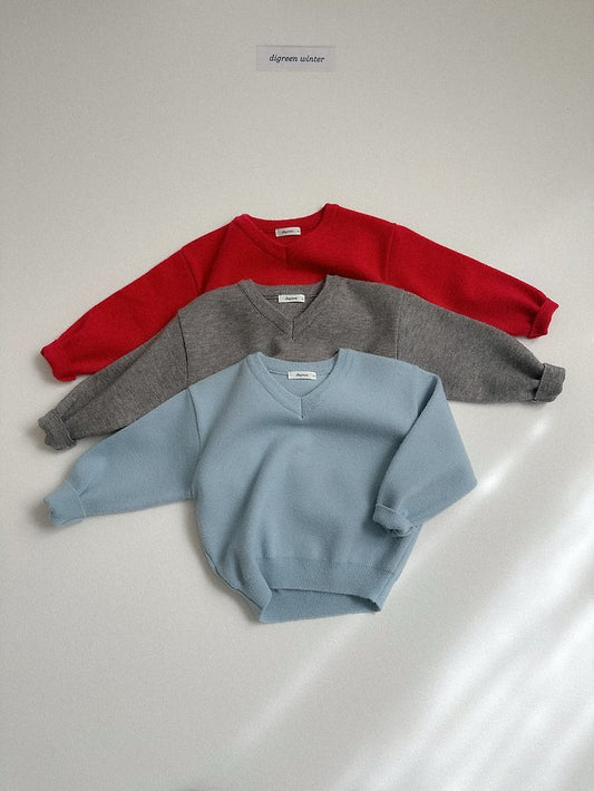 [PRE-ORDER] Cozy V Neck Sweater Top