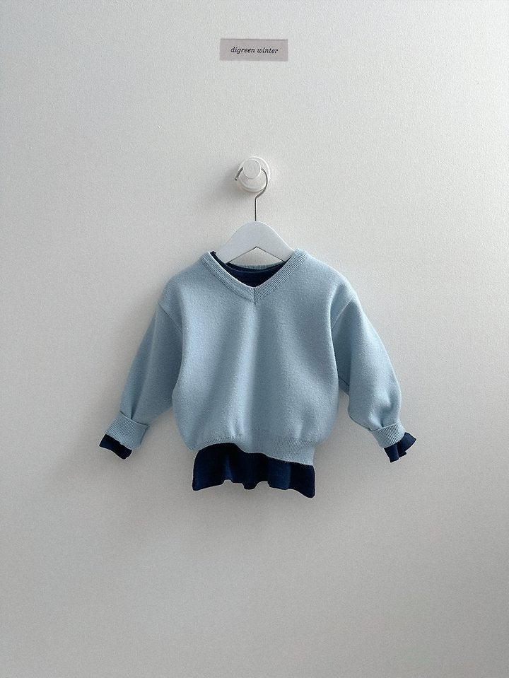 [PRE-ORDER] Cozy V Neck Sweater Top