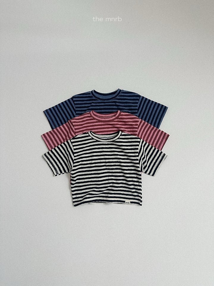 [PRE-ORDER] Cozy Stripe 3/4 Sleeve T-Shirts