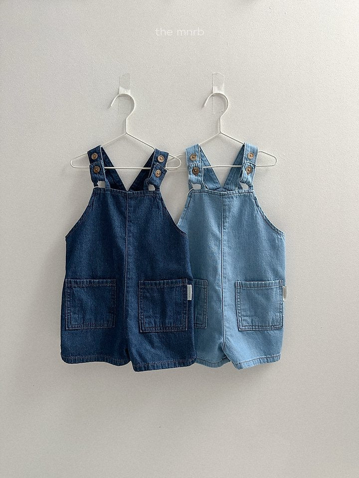 [PRE-ORDER] Distressed Denim Overalls
