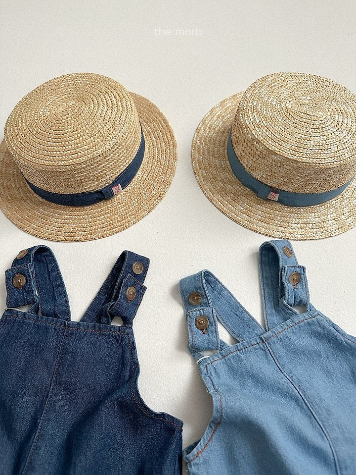 [PRE-ORDER] Distressed Denim Overalls