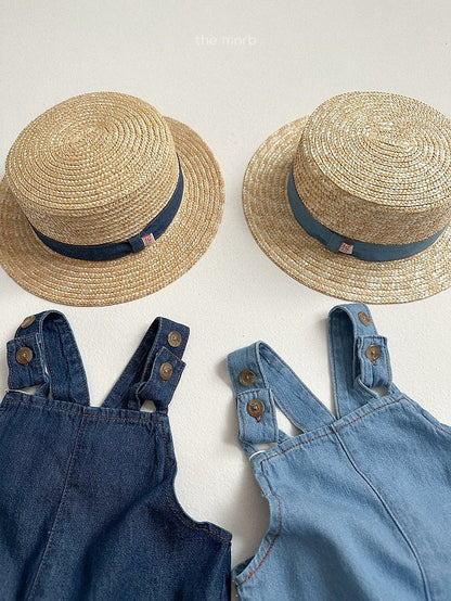 [PRE-ORDER] Distressed Denim Overalls