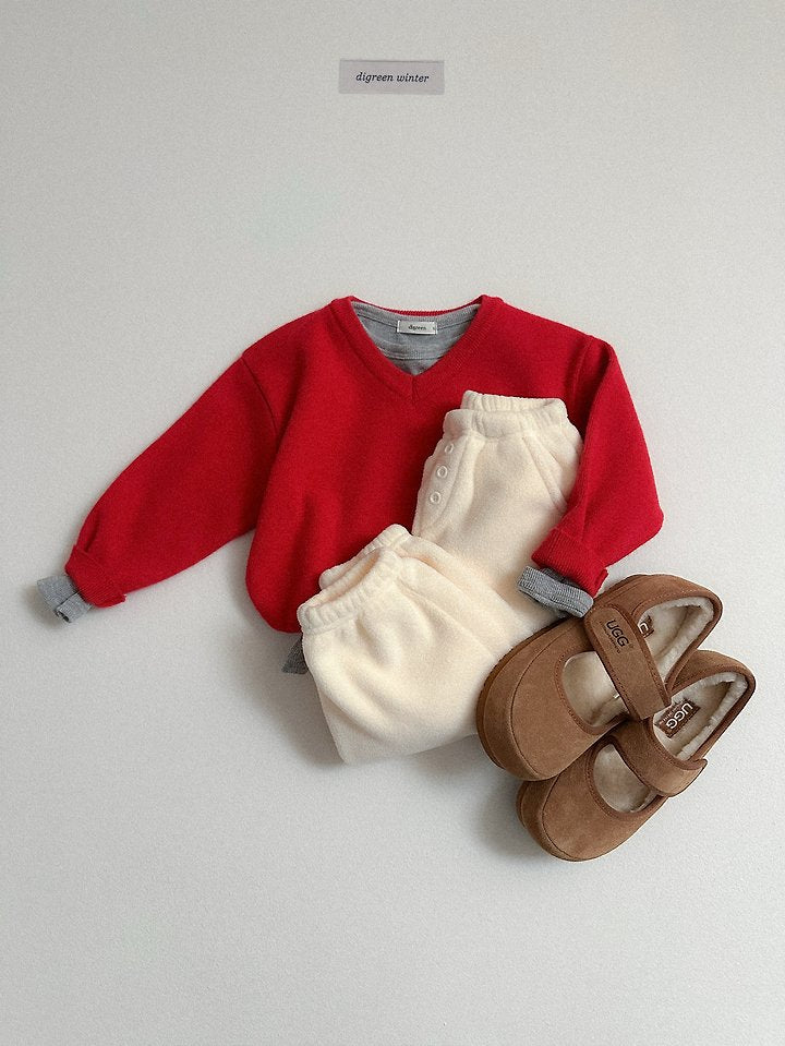 [PRE-ORDER] Cozy V Neck Sweater Top