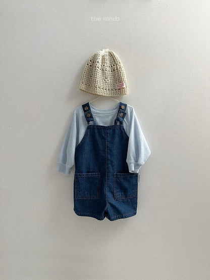 [PRE-ORDER] Distressed Denim Overalls