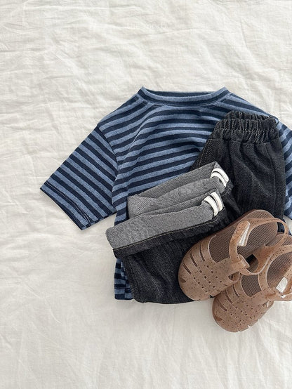[PRE-ORDER] Cozy Stripe 3/4 Sleeve T-Shirts