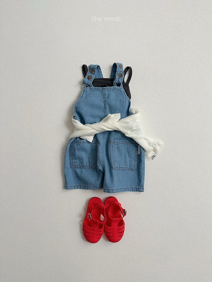 [PRE-ORDER] Distressed Denim Overalls