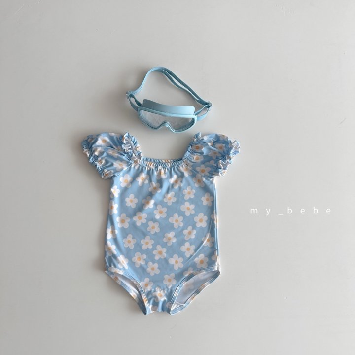 [PRE-ORDER] Shirring Swim Suit + Hat Set