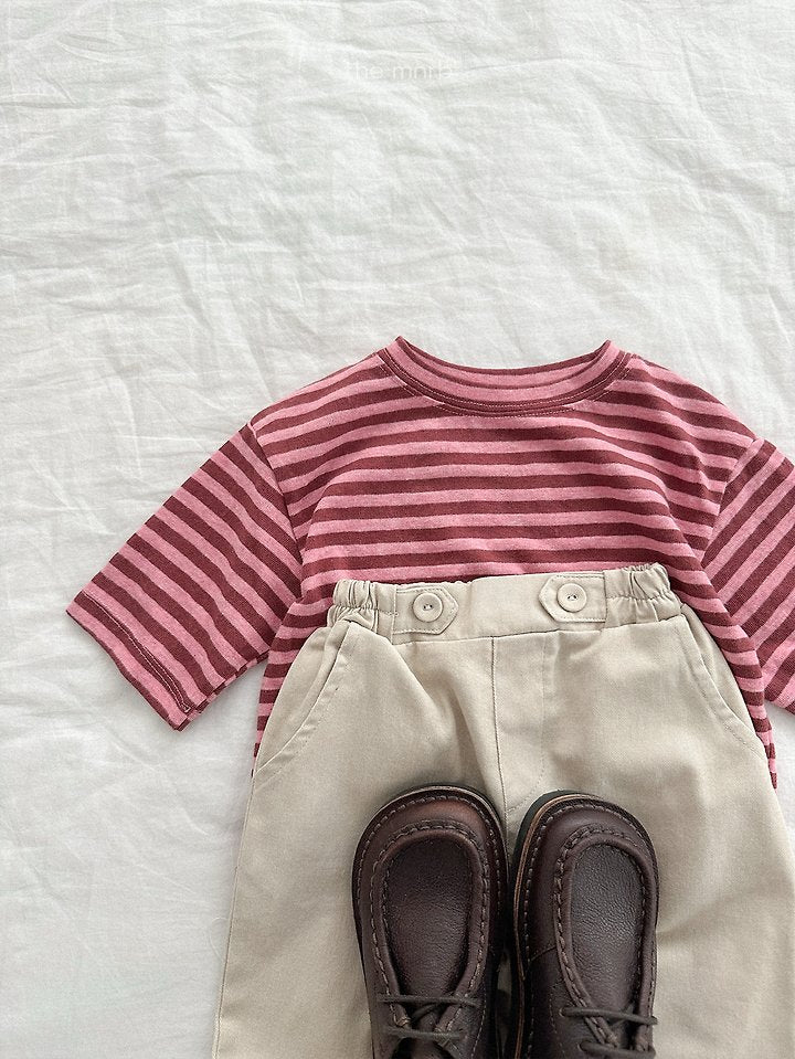 [PRE-ORDER] Cozy Stripe 3/4 Sleeve T-Shirts
