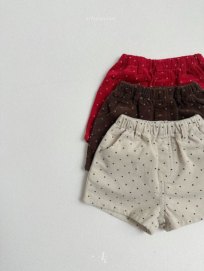 [PRE-ORDER] Dot Corduroy Shorts