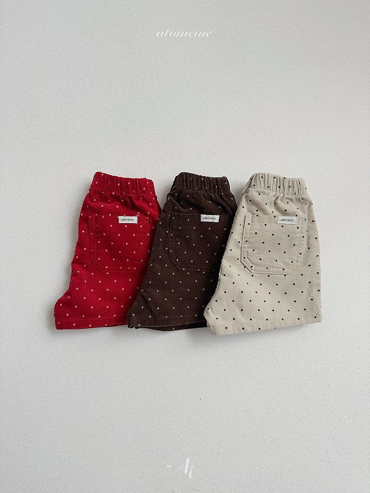 [PRE-ORDER] Dot Corduroy Shorts