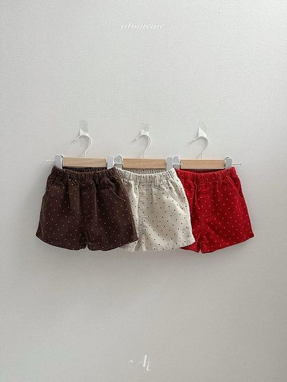 [PRE-ORDER] Dot Corduroy Shorts