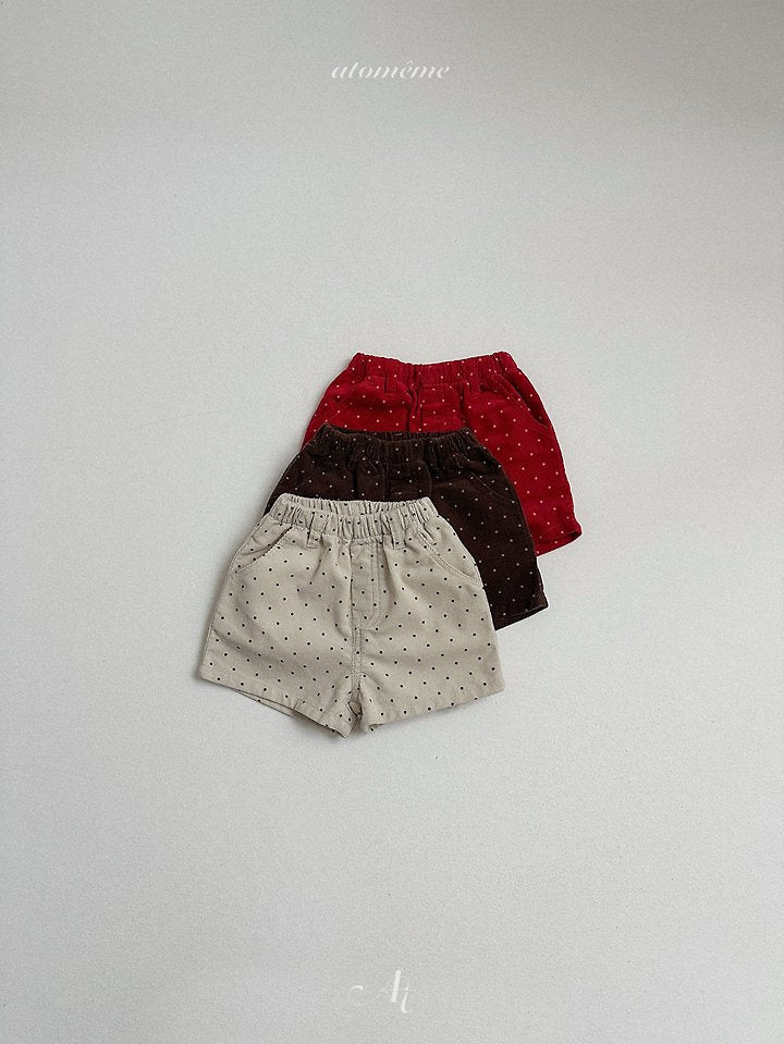 [PRE-ORDER] Dot Corduroy Shorts
