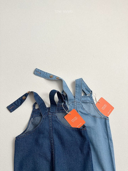 [PRE-ORDER] Distressed Denim Overalls