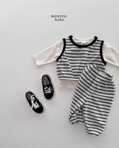 [PRE-ORDER] Stripe Terry Baby Set