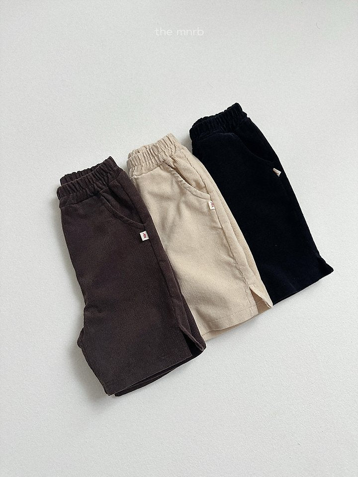 [PRE-ORDER] Corduroy Capri Pants