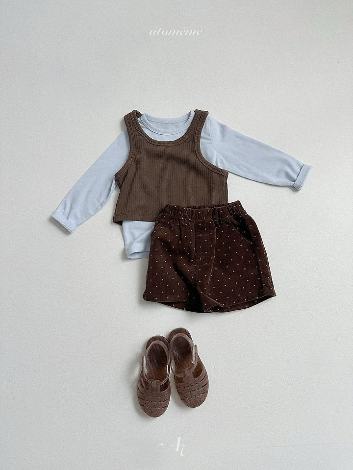 [PRE-ORDER] Dot Corduroy Shorts