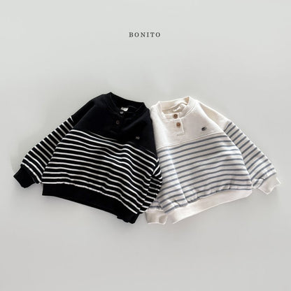 [PRE-ORDER] Stripe Placket Sweatshirts