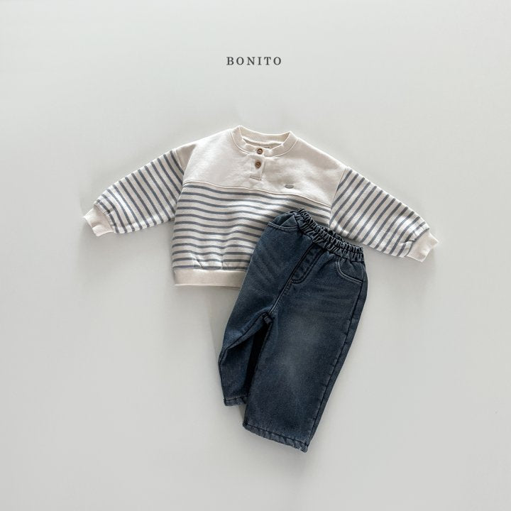 [PRE-ORDER] Stripe Placket Sweatshirts