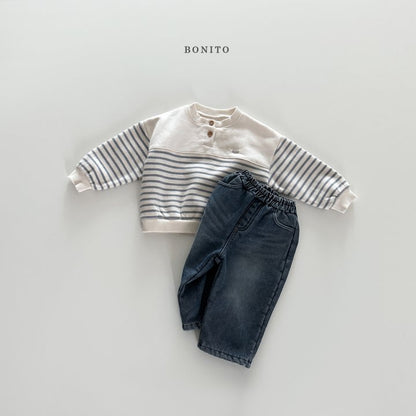 [PRE-ORDER] Stripe Placket Sweatshirts