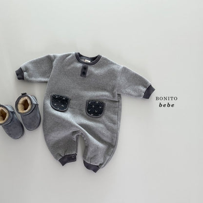 [PRE-ORDER] Color Block Two Pocket Body Suit