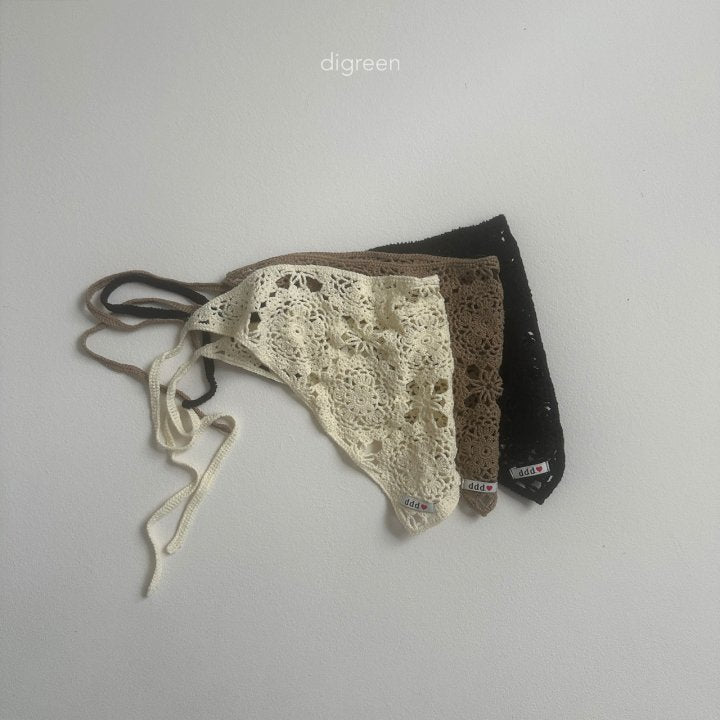 Sorbet Crochet Scarf [Cream]