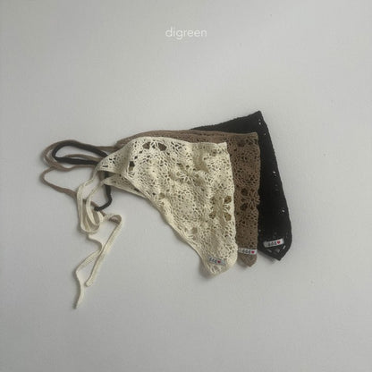 Sorbet Crochet Scarf [Cream]