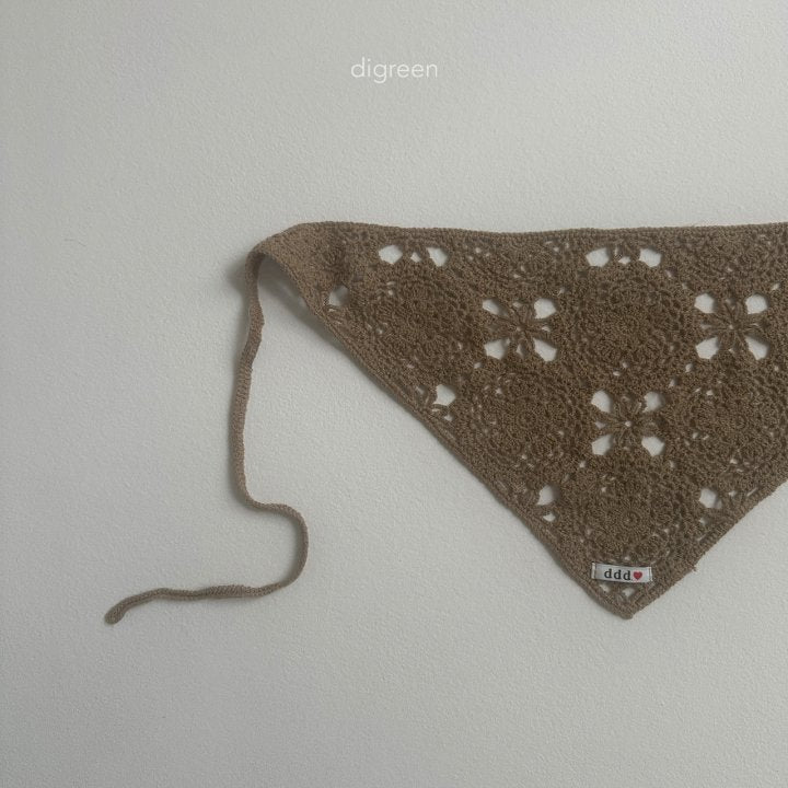 Sorbet Crochet Scarf [Cream]