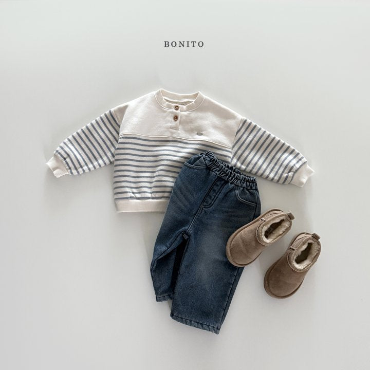 [PRE-ORDER] Stripe Placket Sweatshirts