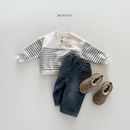 [PRE-ORDER] Stripe Placket Sweatshirts