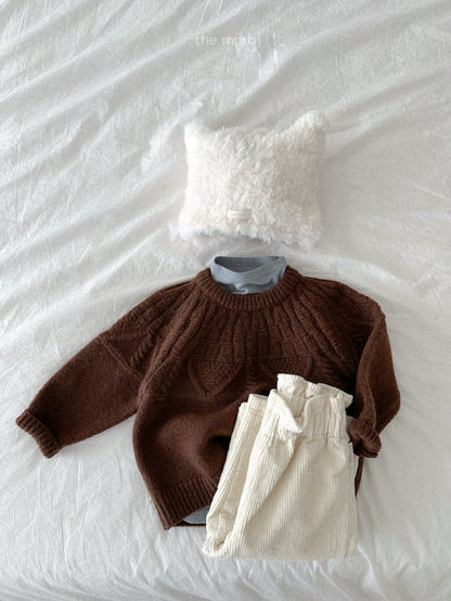 [PRE-ORDER] Cable Sweater Top