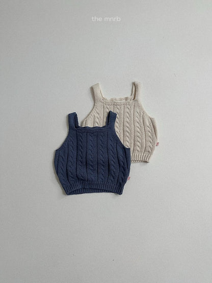 [PRE-ORDER] Cable Sweater Vest Top