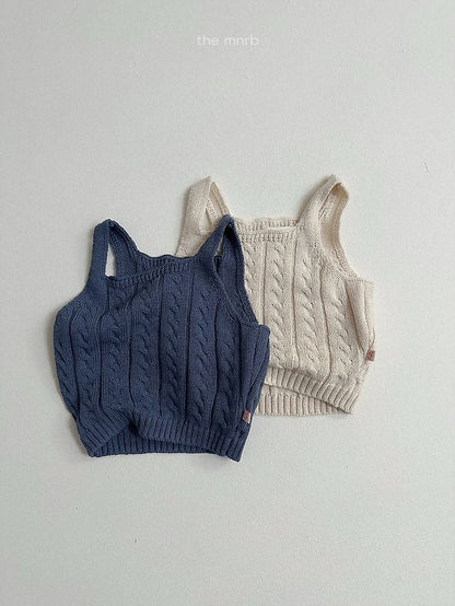 [PRE-ORDER] Cable Sweater Vest Top