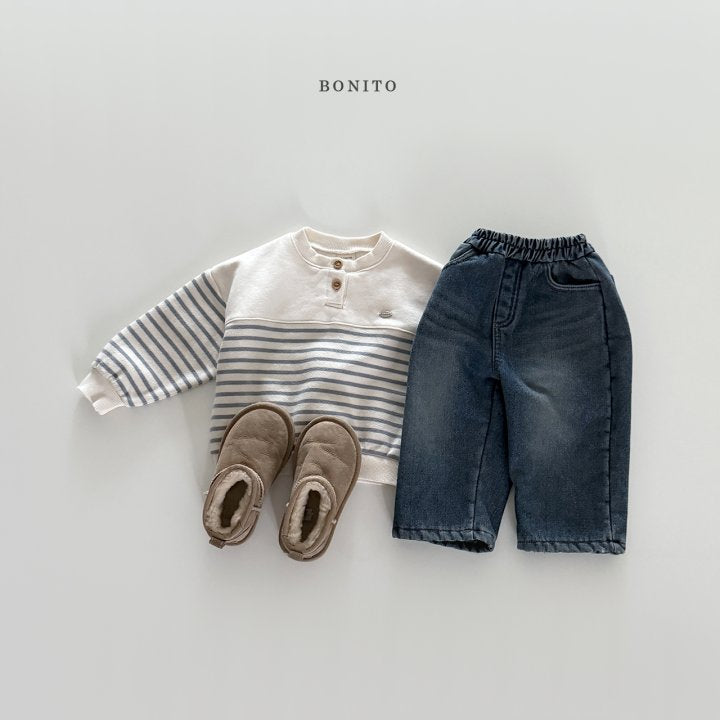 [PRE-ORDER] Stripe Placket Sweatshirts