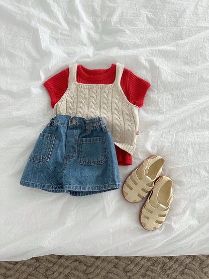 [PRE-ORDER] Cable Sweater Vest Top