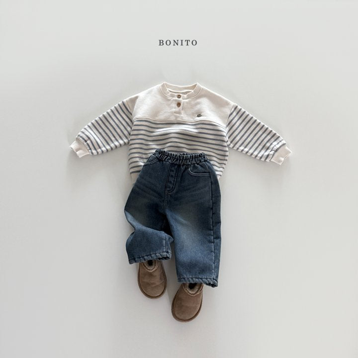 [PRE-ORDER] Stripe Placket Sweatshirts