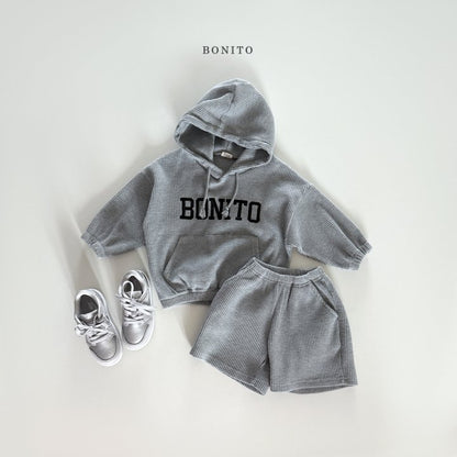 [PRE-ORDER] Waffle Hoodie Top Bottom Set