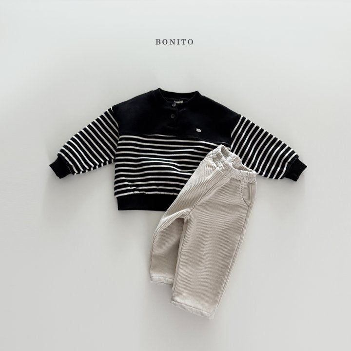 [PRE-ORDER] Stripe Placket Sweatshirts