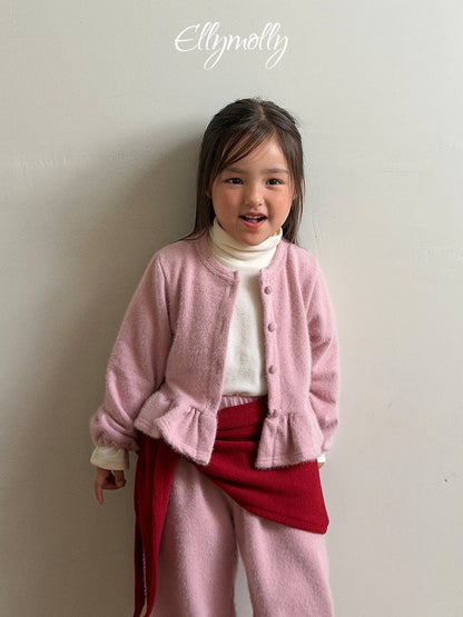 [PRE-ORDER] Snowflake Angora Frill Cardigan