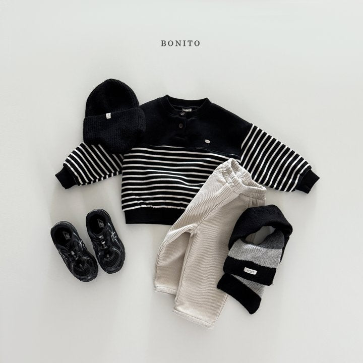 [PRE-ORDER] Stripe Placket Sweatshirts